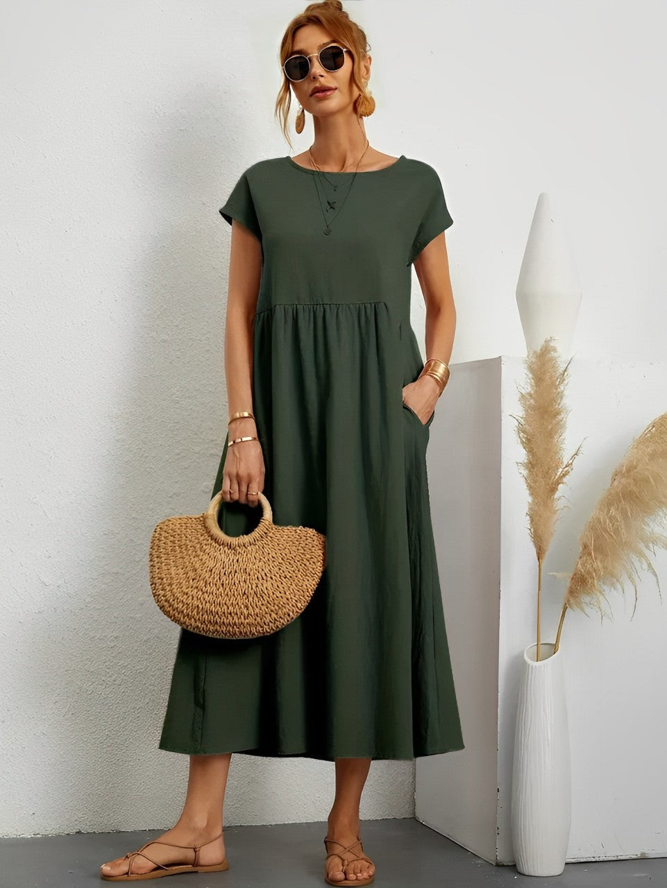 Velanora | Camille - Comfortabele Zomerjurk voor Vrouwen