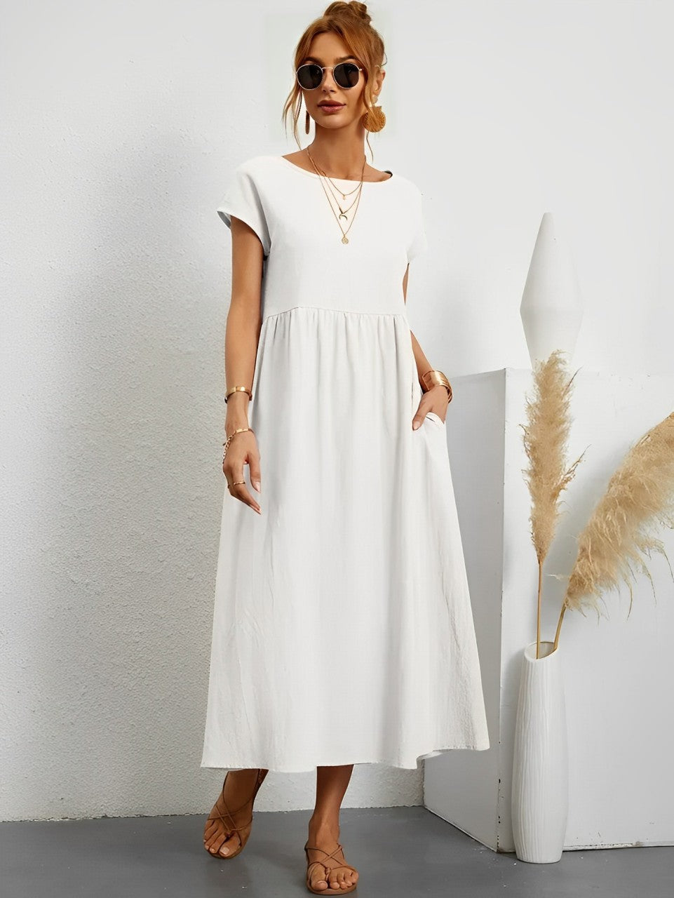 Velanora | Camille - Comfortabele Zomerjurk voor Vrouwen