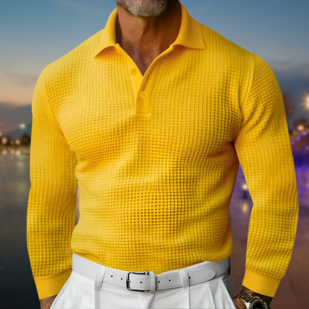 Milaan | Comfortabele en stijlvolle polosweater 4