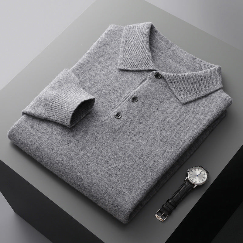 Milaan | Tijdloos poloshirt met lange mouwen 1