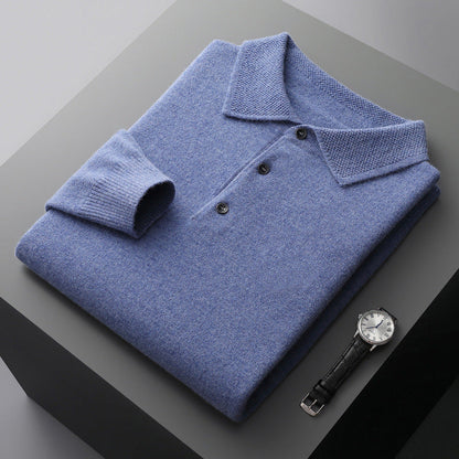 Milaan | Tijdloos poloshirt met lange mouwen 2