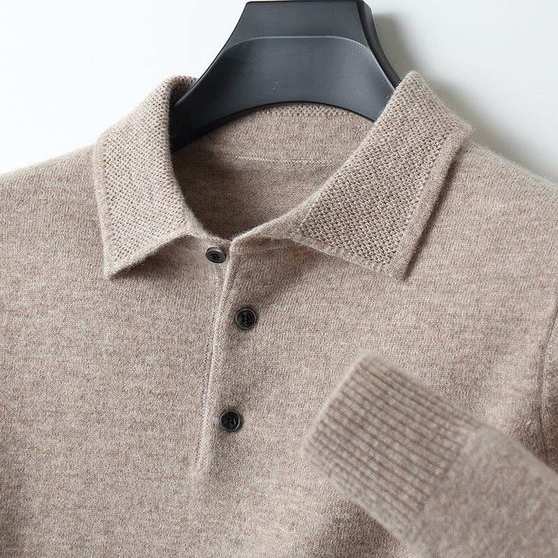Milaan | Tijdloos poloshirt met lange mouwen 5