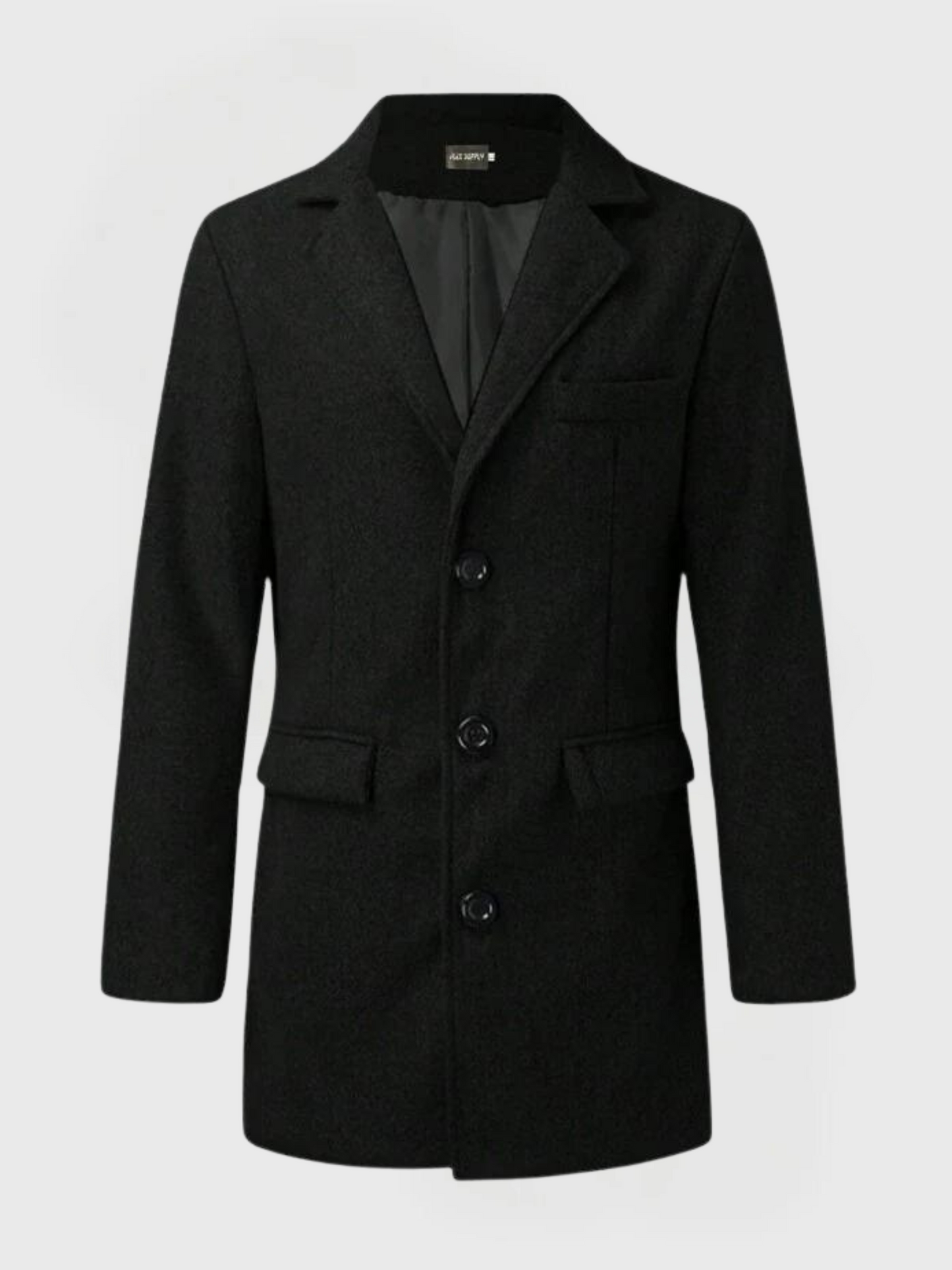 Heren Trenchcoat Bruin - Ontspannen Fit voor Herfst en Winter