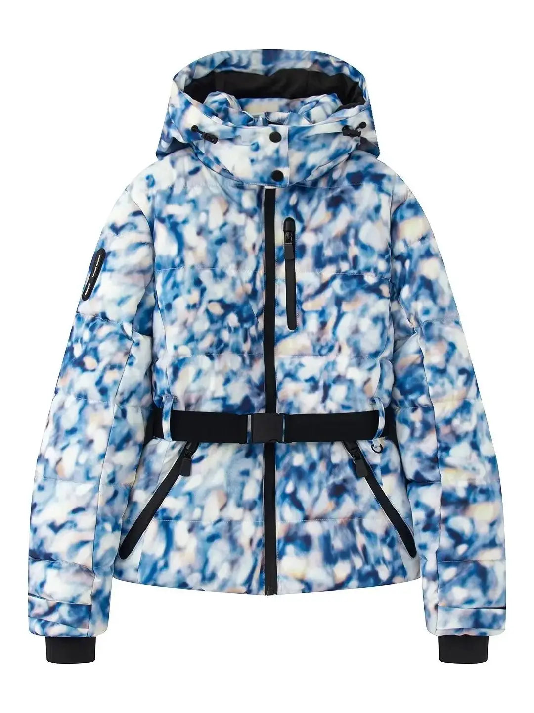 Dames Ski- en Winterjas met Tailleband Modern Design