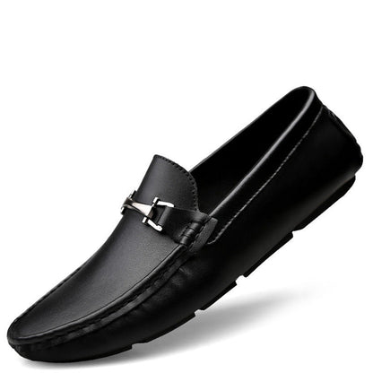 Moccasins Heren Leer Comfortabel en Stijlvol - Mode Vibes