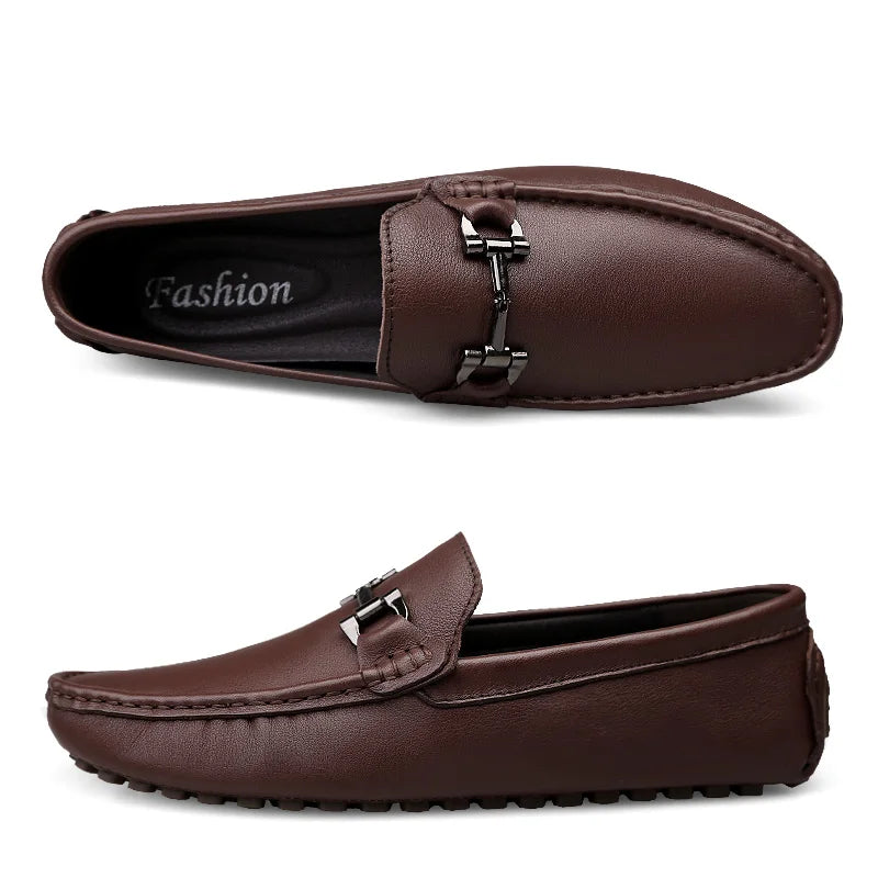 Moccasins Heren Leer Comfortabel en Stijlvol