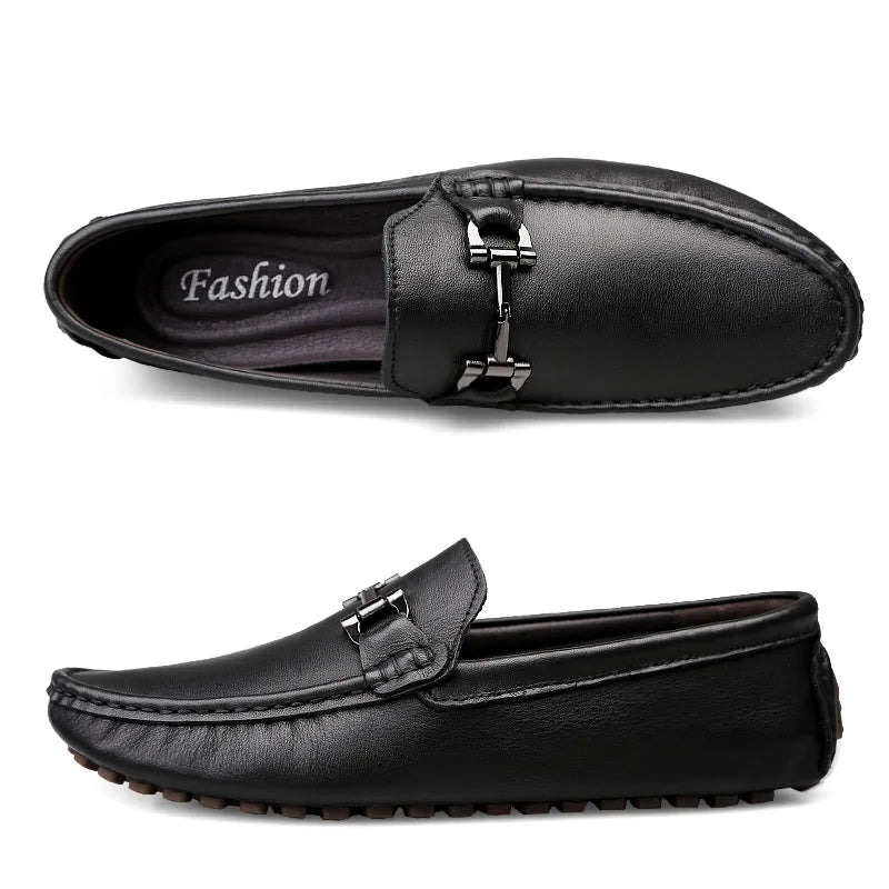 Moccasins Heren Leer Comfortabel en Stijlvol