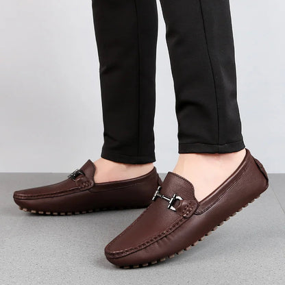 Moccasins Heren Leer Comfortabel en Stijlvol