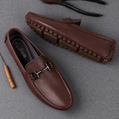 Moccasins Heren Leer Comfortabel en Stijlvol