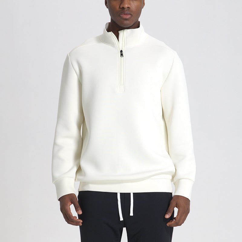 Milo Heren Sweater | Katoenmix, Casual met Halflange Ritssluiting 3