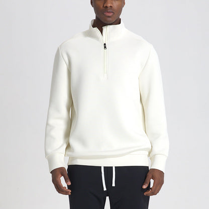 Milo Heren Sweater | Katoenmix, Casual met Halflange Ritssluiting 3