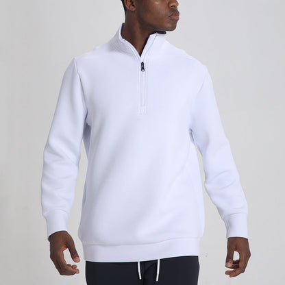 Milo Heren Sweater | Katoenmix, Casual met Halflange Ritssluiting 5