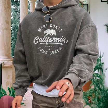 Milo | Comoda Felpa Uomo con Cappuccio Vintage 1