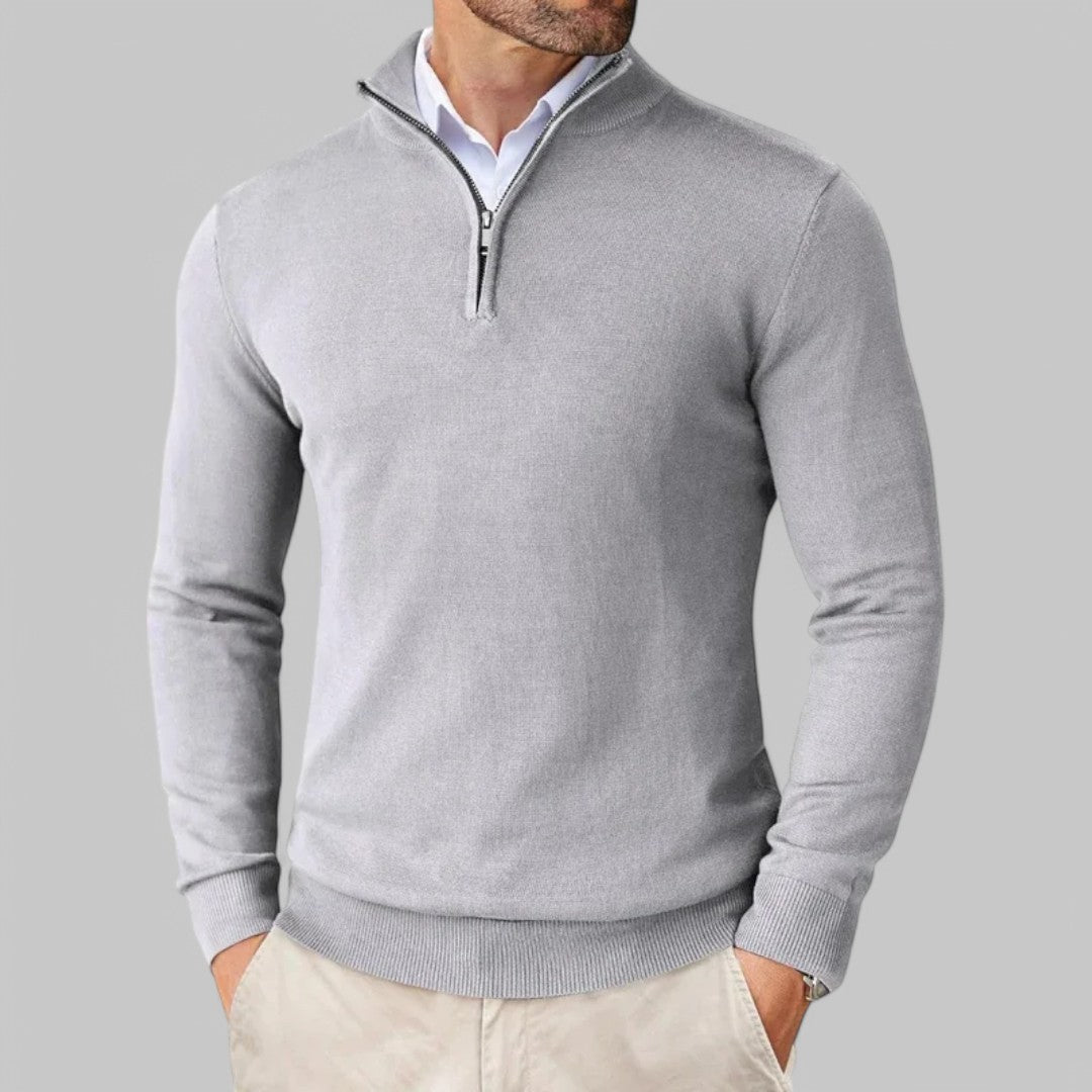 Mattia | Comoda Maglione con mezza zip