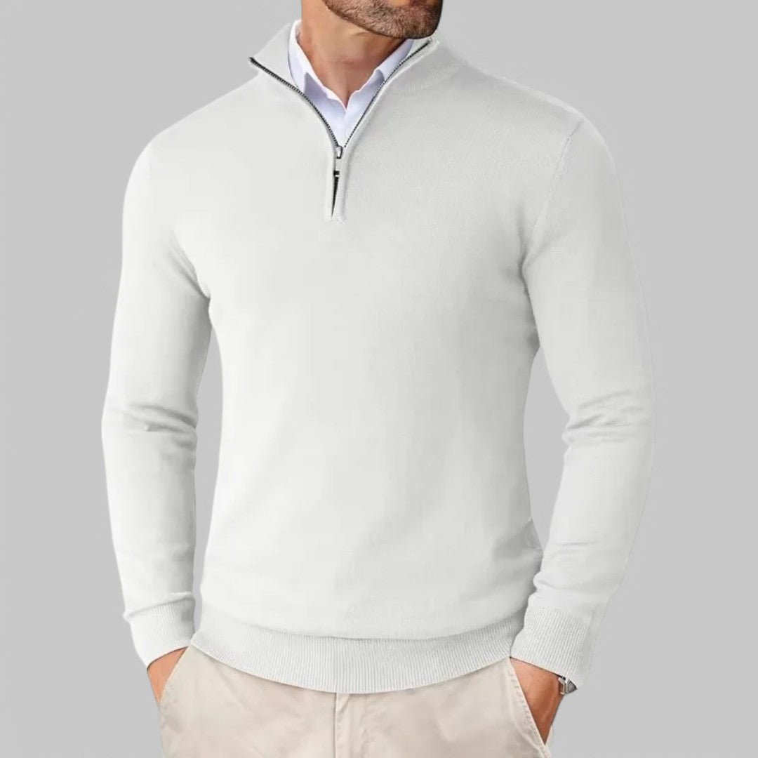 Mattia | Comoda Maglione con mezza zip