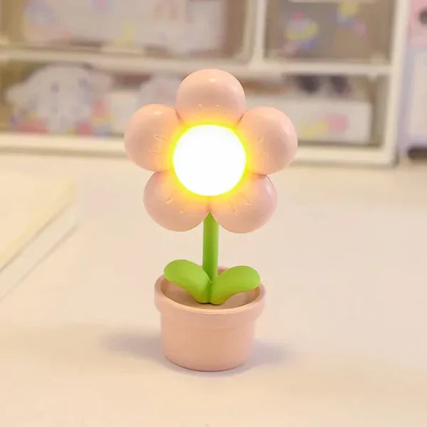Tafellamp Bloemenvorm Miniatur met Dimbare Gloed - Mode Vibes
