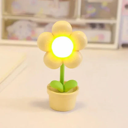 Tafellamp Bloemenvorm Miniatur met Dimbare Gloed