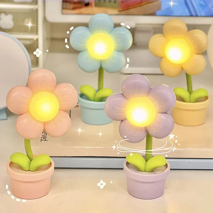 Tafellamp Bloemenvorm Miniatur met Dimbare Gloed