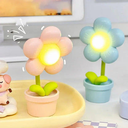 Tafellamp Bloemenvorm Miniatur met Dimbare Gloed