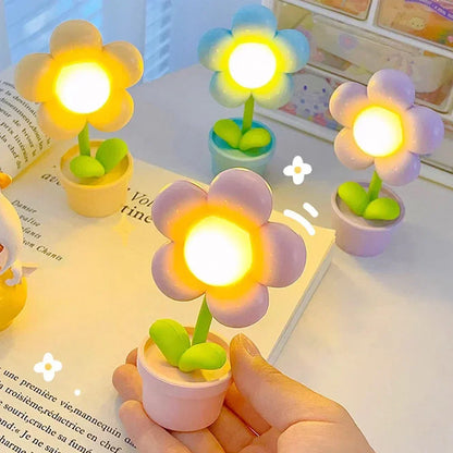 Tafellamp Bloemenvorm Miniatur met Dimbare Gloed