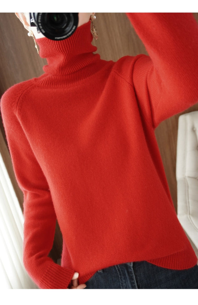 Prisca | Elegante maglione a collo alto