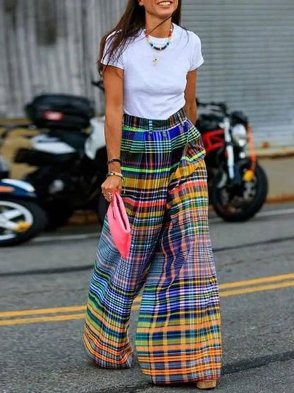 DleeterMode Betoverende Plaid Broek
