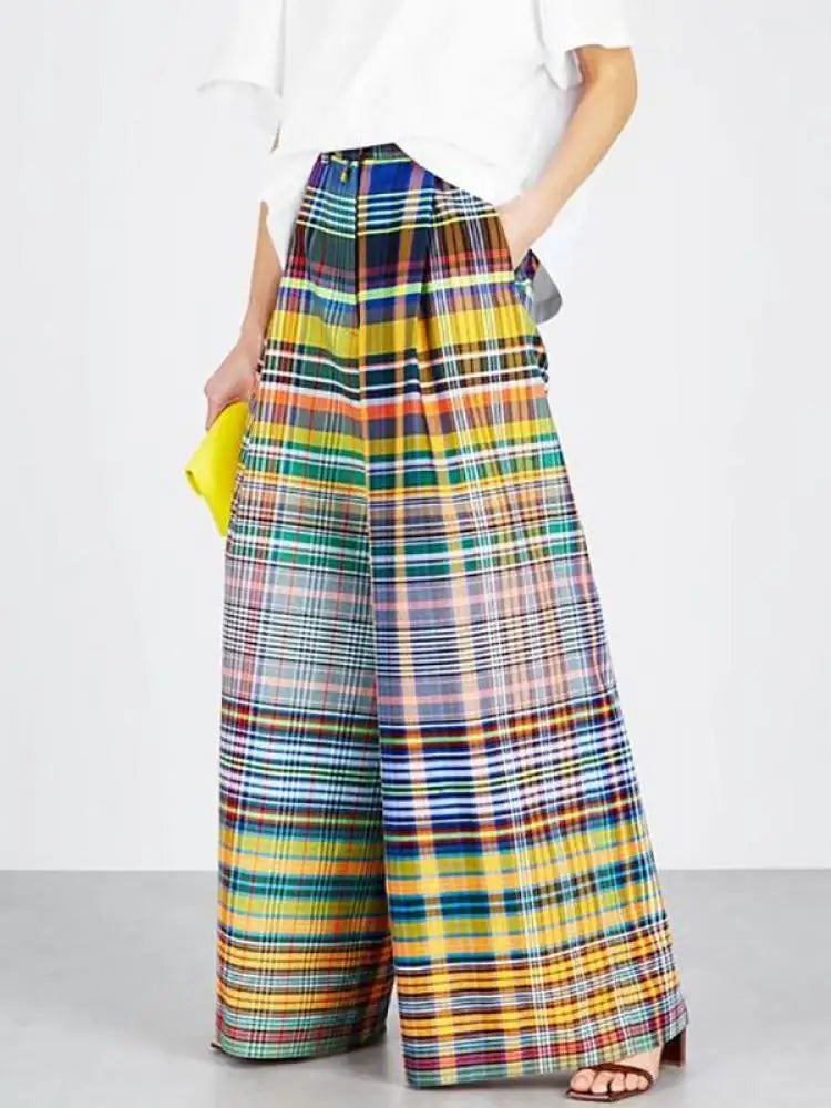 DleeterMode Betoverende Plaid Broek
