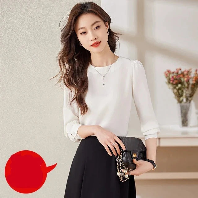 Stijlvolle Zakelijke Dames Blouse voor Lente en Zomer