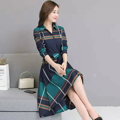 Midi Jurk Vrouwen Kleding  van Fashion Lapel