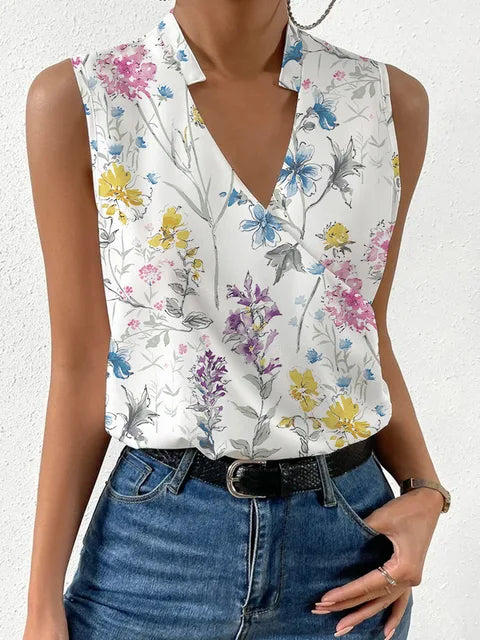 Zomerse Chic Tanktop - Zonneschijn Stijl