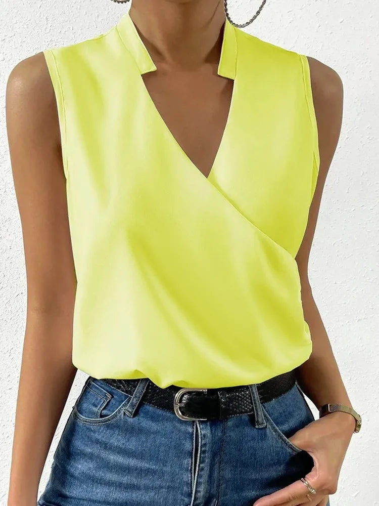 Zomerse Chic Tanktop - Zonneschijn Stijl