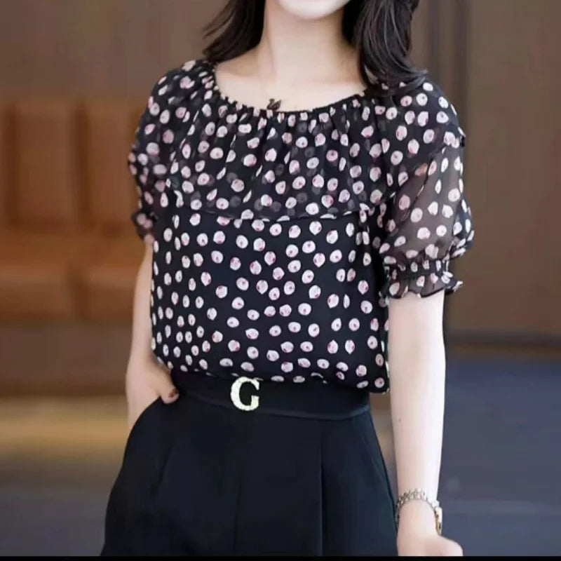 Nieuwe Fashion Korean Fashion Chiffon Blouse