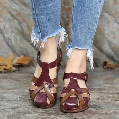 Velanora - Orthopedische Comfort-Keilsandalen