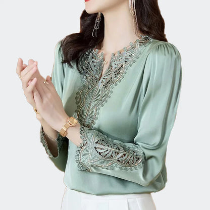 Zijden Blouses voor Vrouwen - Lente 2024 Collectie
