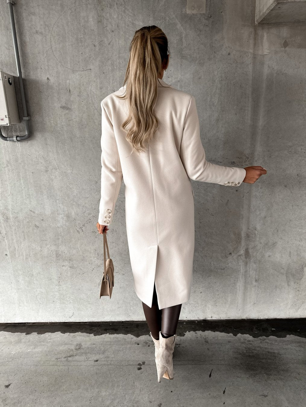 Azzurra | Cappotto lungo alla moda