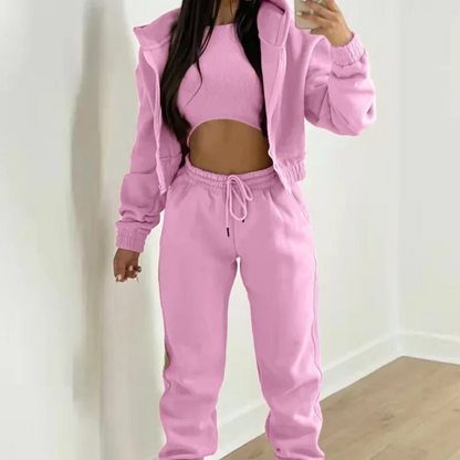 Comfortabele 3-delige Lounge Set Bella Modern Design - Mode Vibes