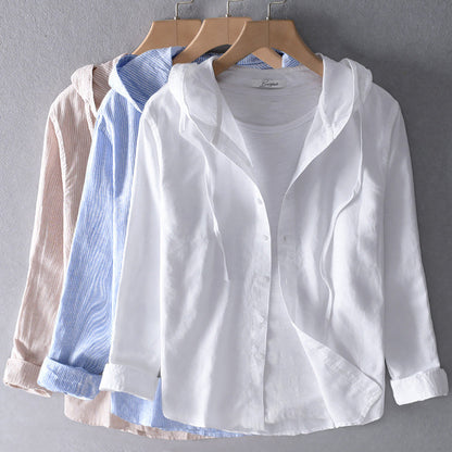 Monika | Zomerse blouse met capuchon