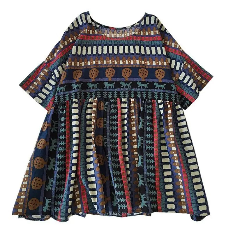 Gedrukt T-Shirt - Zomerse Casual Chic