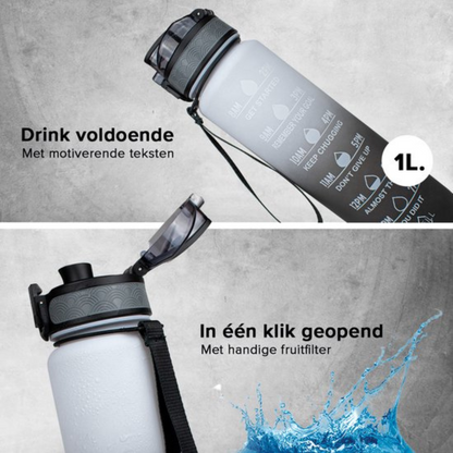 Waterfles met Tijdlijn voor Gedragsverandering