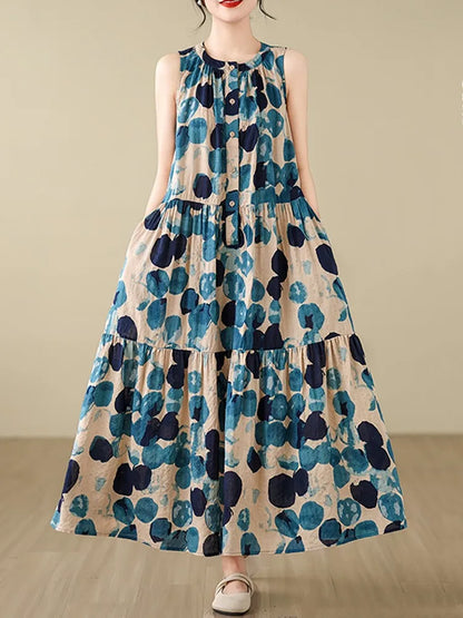 Vintage Polka Dot Zomerjurk van StyleAura