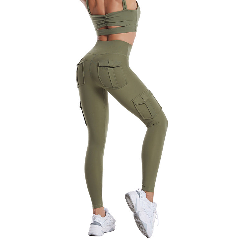 Comfortabele Cargo Legging voor Vrouwen - Aurora Stijl