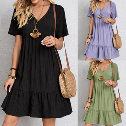 Zomerjurk Vrouw Lina Jurk Casual Stijl