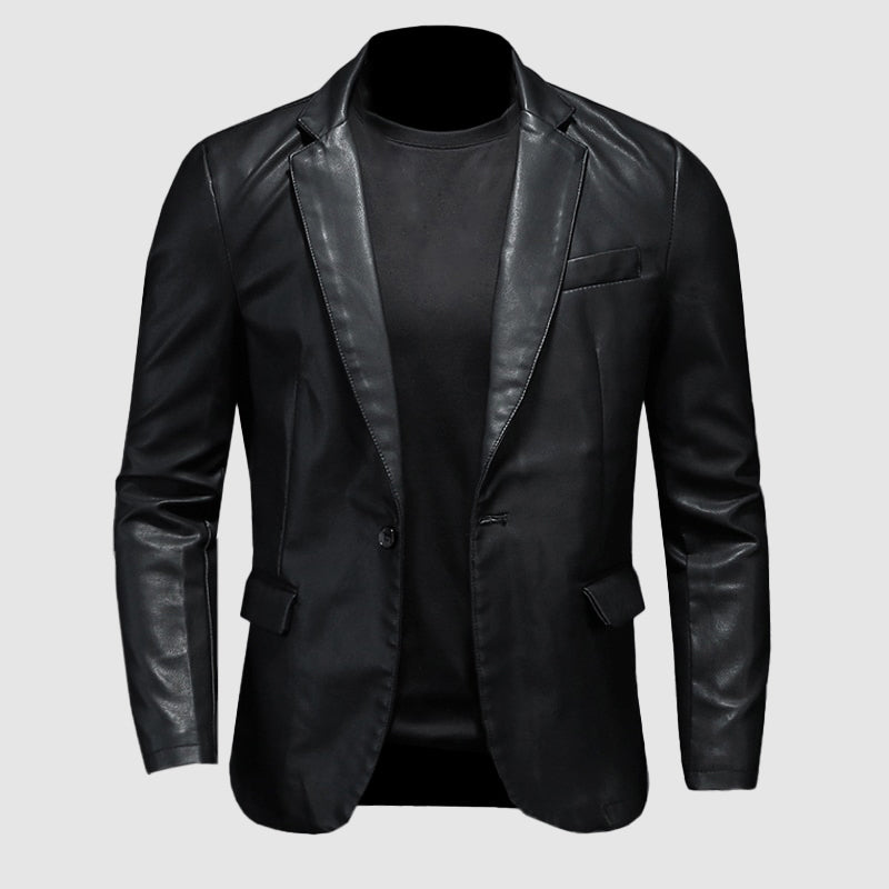 Leren Jack Elegant Heren Jas - Mode Vibes