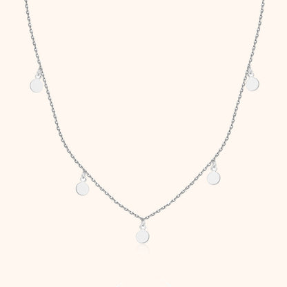 Kleine Halsketting Cirkels Zilver Aylin