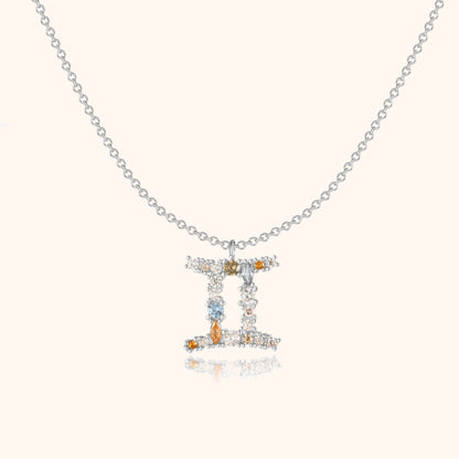 Sterrenbeeld Ketting Zilveren Halsketting Met Celestia Thema