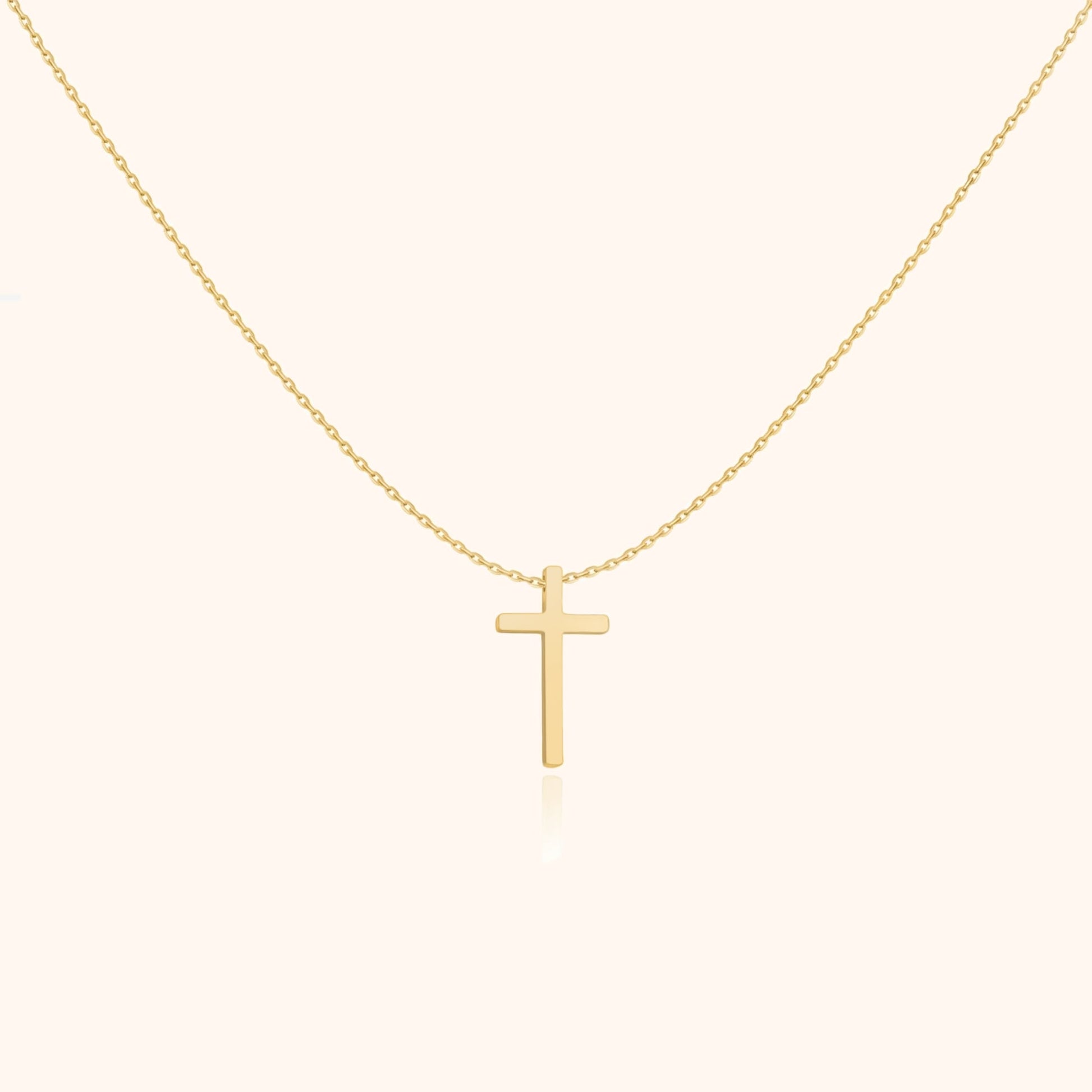 Kruishanger Zilveren Ketting Isabella Stijl - Mode Vibes