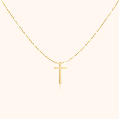 Kruishanger Zilveren Ketting Isabella Stijl - Mode Vibes