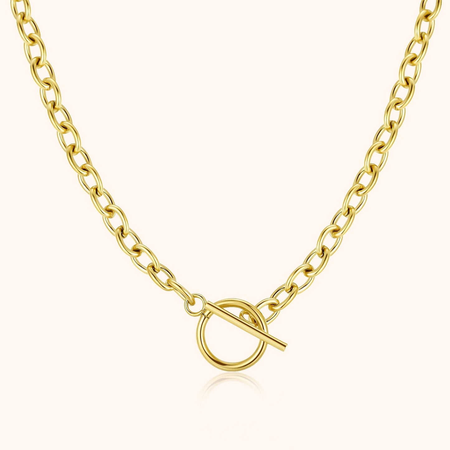 Ketting Geometrisch Design Subtiel Zilveren Halsketting