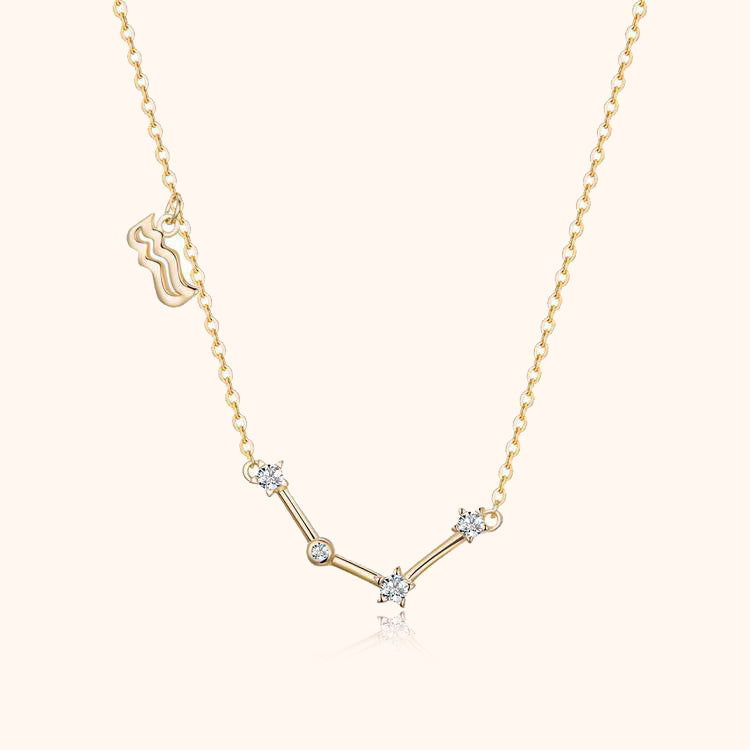 Gouden Sterrenbeeld Ketting Astrologie Sieraden