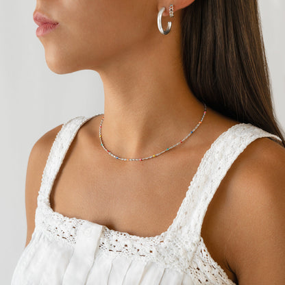 Oorstekers Halfrond Zilver Elodie